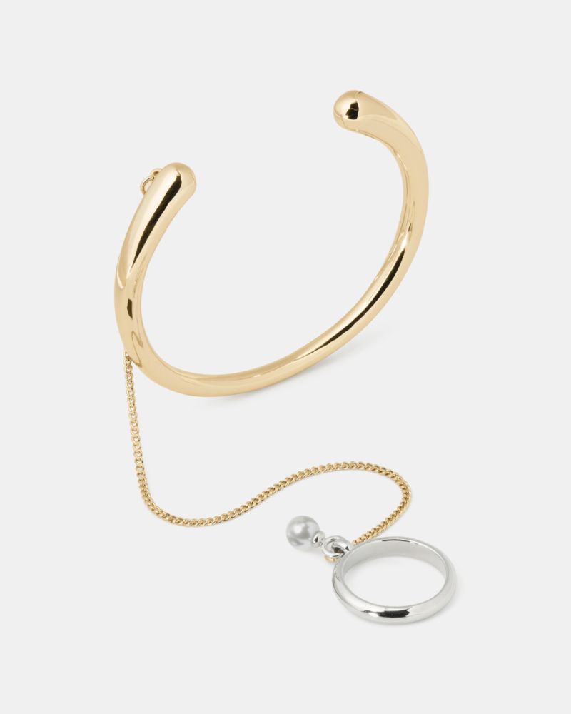 Kate Spade Chain Reaction Cuff Chain And Ring