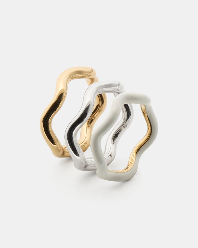 Kate Spade Wave Ring Set
