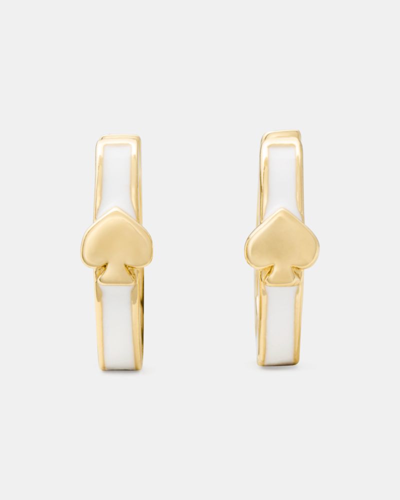 Kate Spade Everyday Spade Kleine Creolen, Dünn, Extraklein
