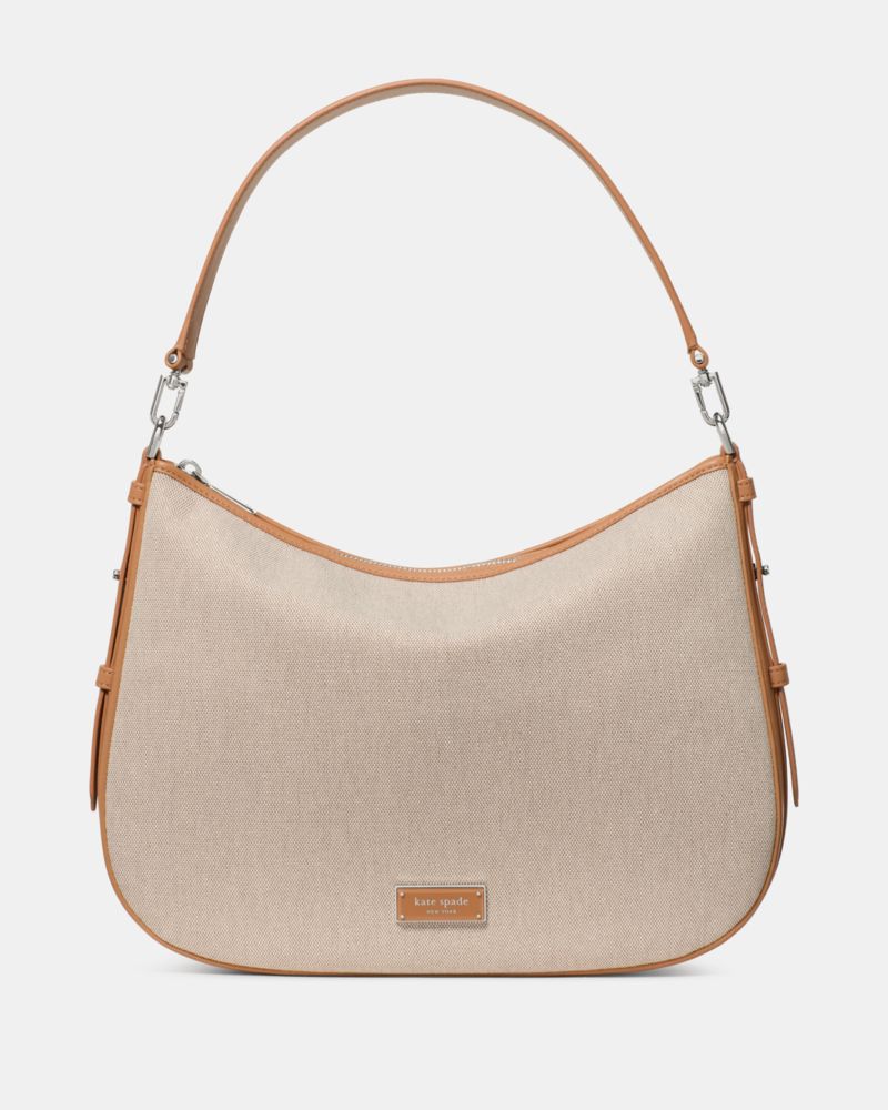 Kate Spade Liv Canvas Large Hobo Bag