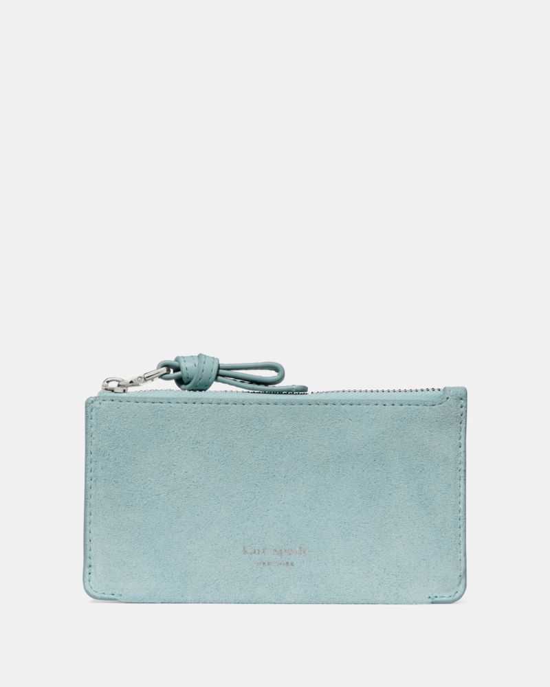 Kate Spade Loop Suede Zip Card Case