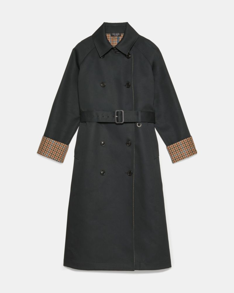 Kate Spade Shepard Check Trench Coat