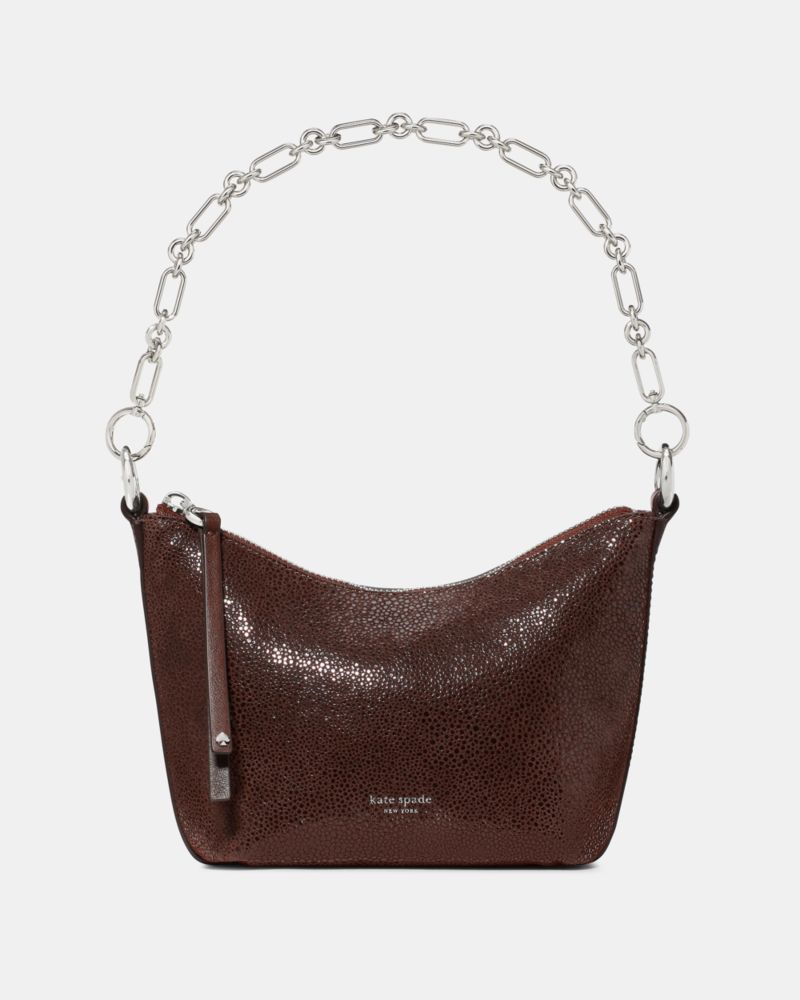 Kate Spade Halo Dot Suede Mini Chain Shoulder Bag