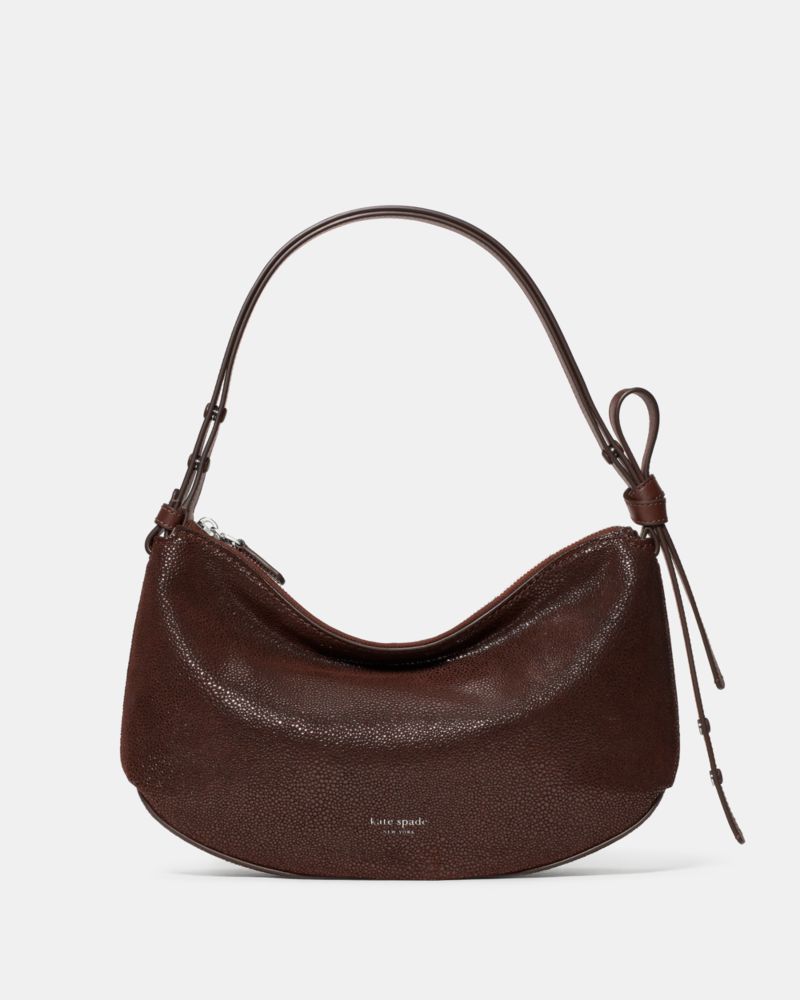Kate Spade Loop Dot Suede Shoulder Bag