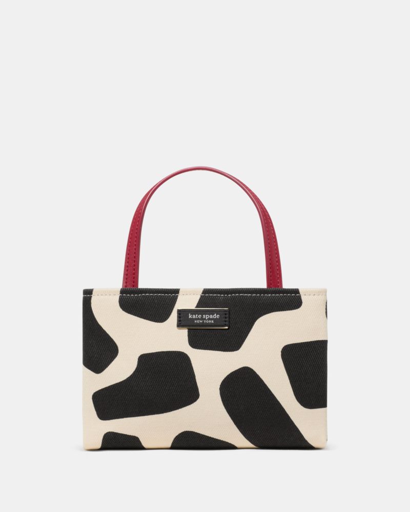 Kate Spade Sam Icon Giraffe Canvas Mini Tote Bag
