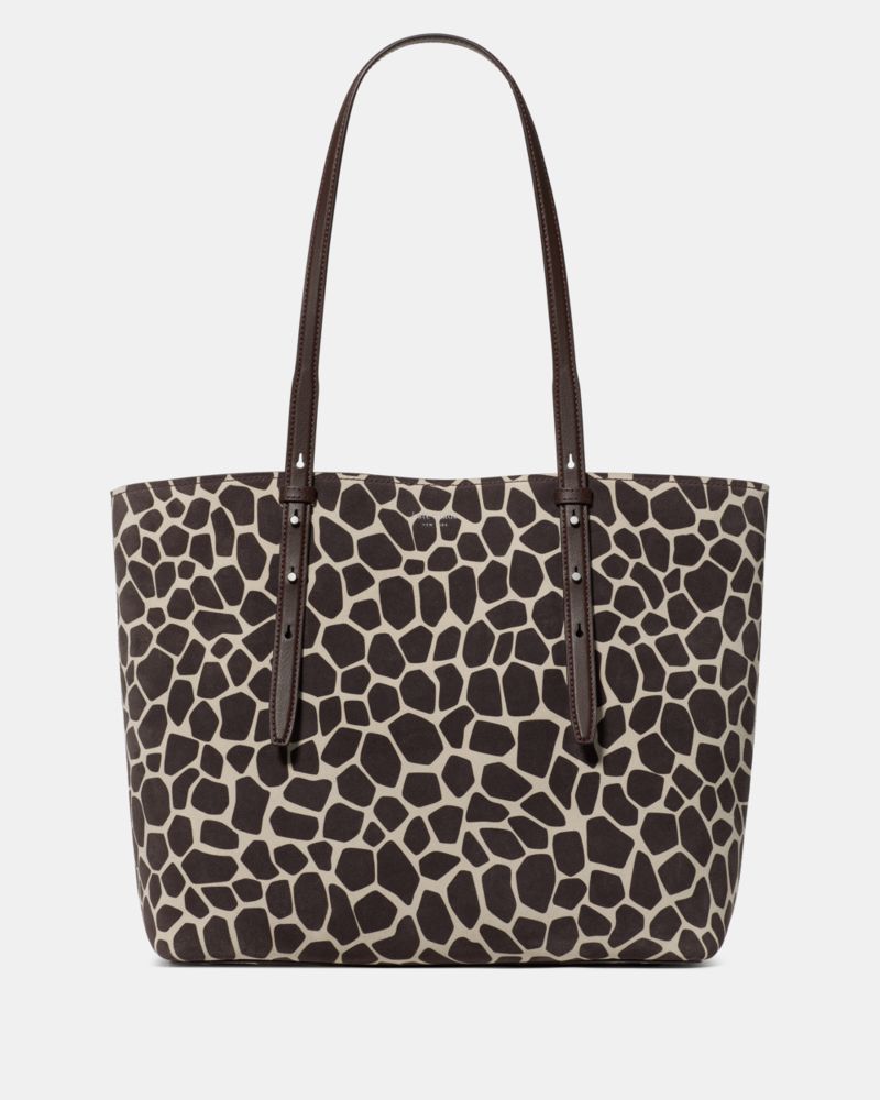 Kate Spade Do It All Giraffe Suede Large Tote Bag