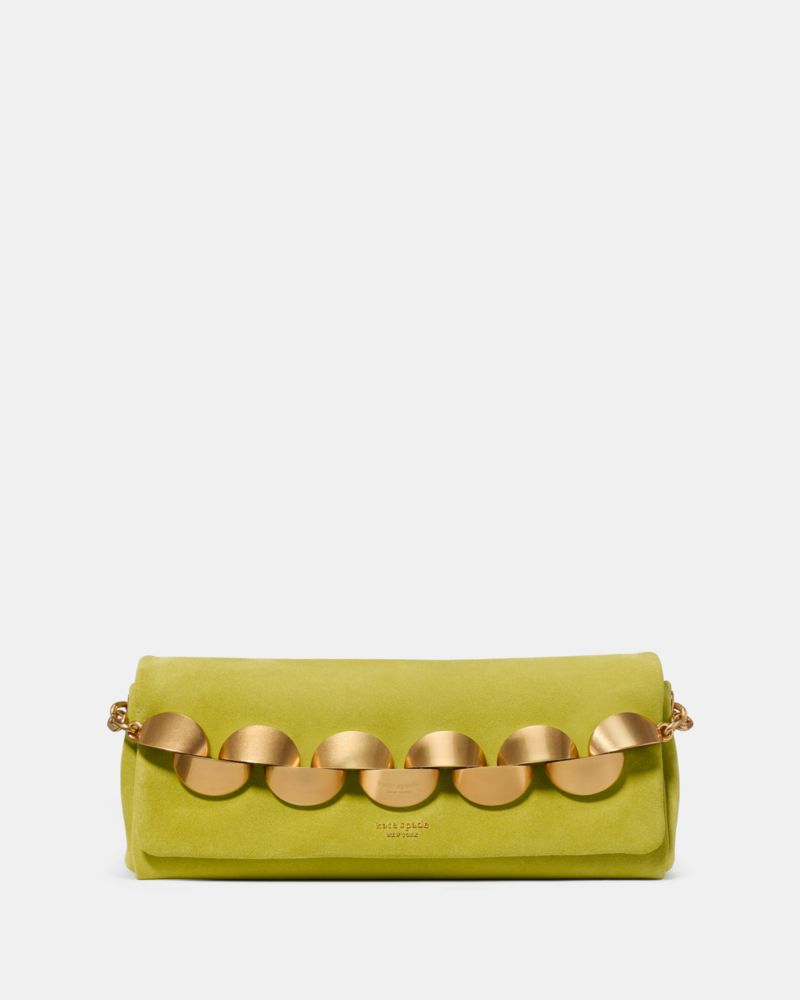 Kate Spade Remi Suede Chain Clutch