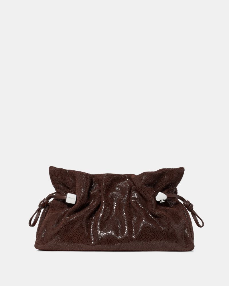 Kate Spade Rio Dot Suede Clutch Bag