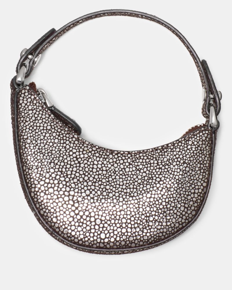 Kate Spade Charmed Metallic Dot Suede Nano Duo Bag Charm