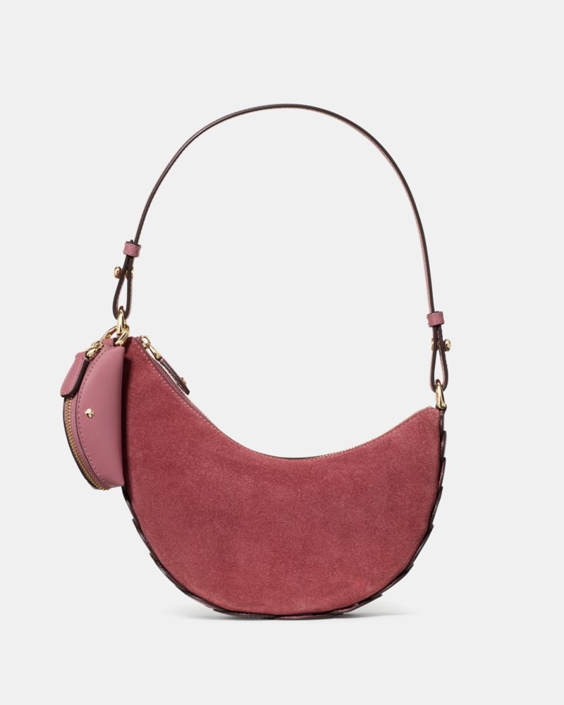 Duo Dot Suede Mini Shoulder Bag