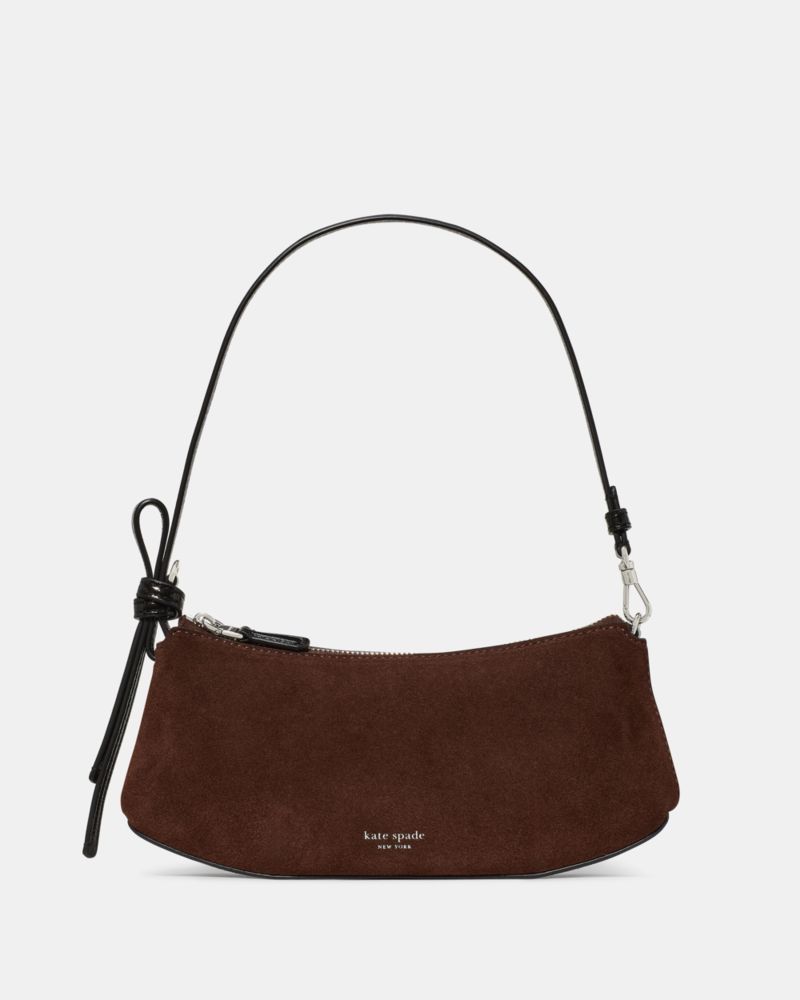 Kate Spade Loop Suede And Shiny Leather Mini Bag