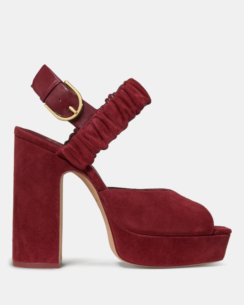 Kate Spade Sylvie Platform Sandal, Red - 9.5
