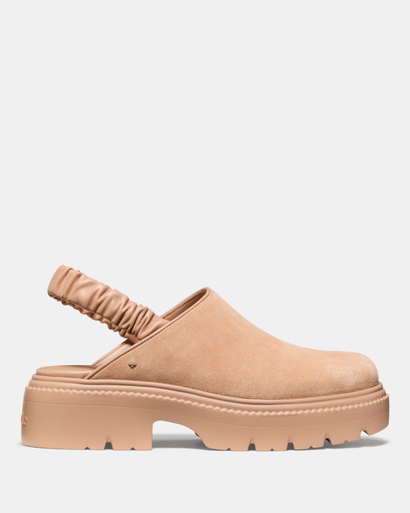 Kate Spade Cosima Lug Mule Clog In Brown