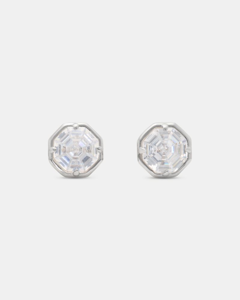 Kate Spade Opulence Octagon Stone Studs