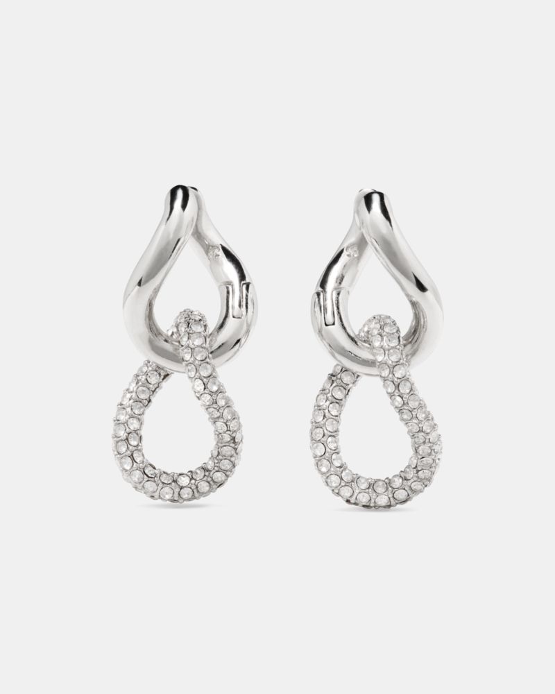Kate Spade Opulence Pave Drop Huggies