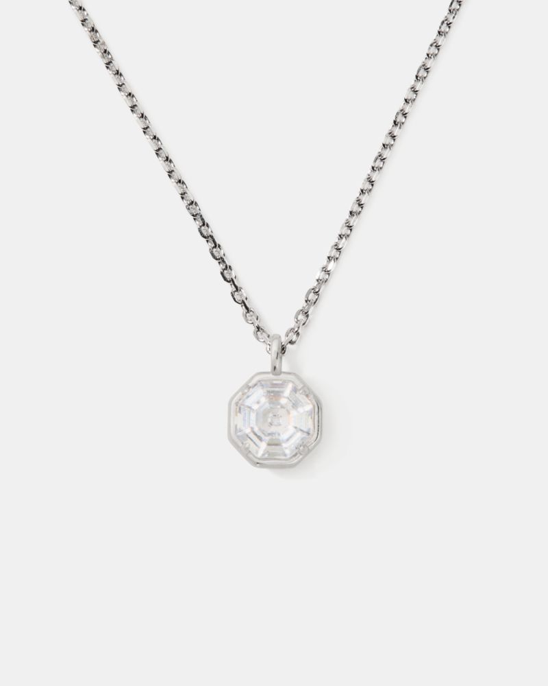 Kate Spade Opulence Octagon Stone Pendant