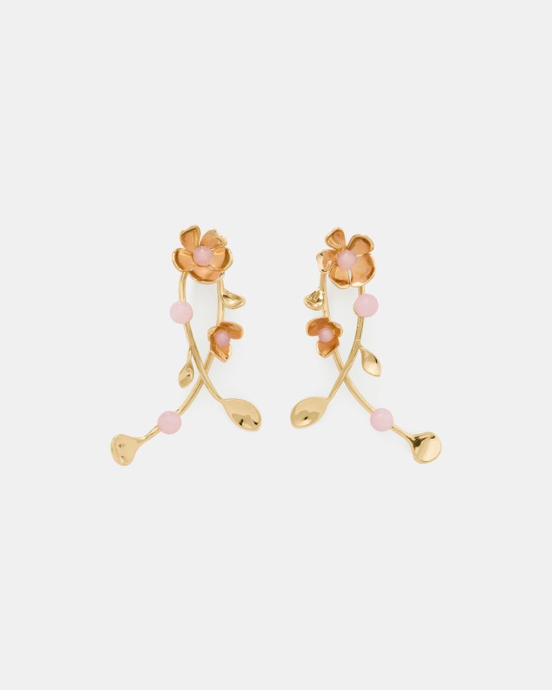 Kate Spade Gilded Garden Statement Earrings