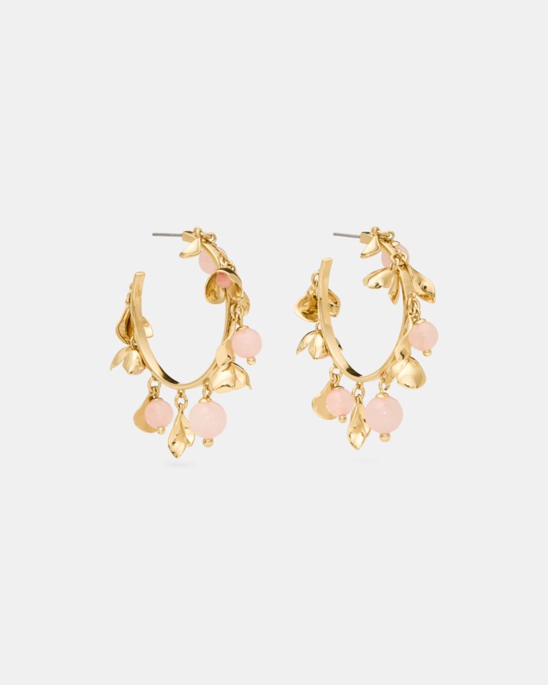 Kate Spade Gilded Garden Statement Hoops