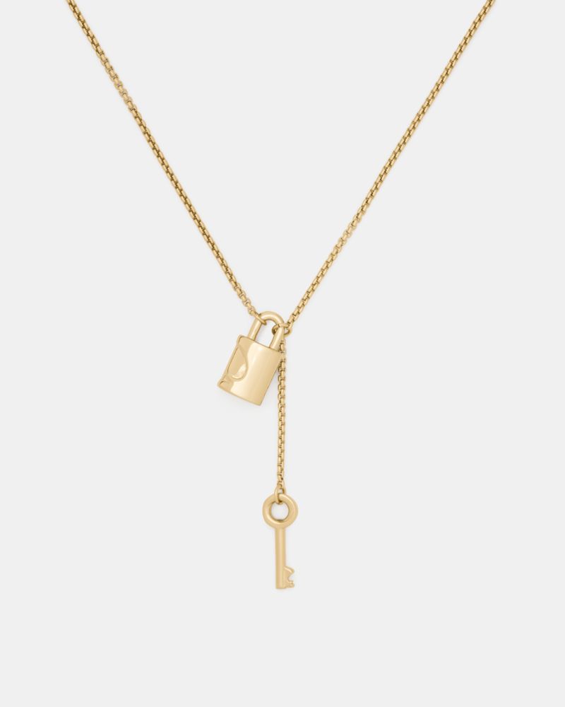 Kate Spade Lock Padlock And Key Pendant