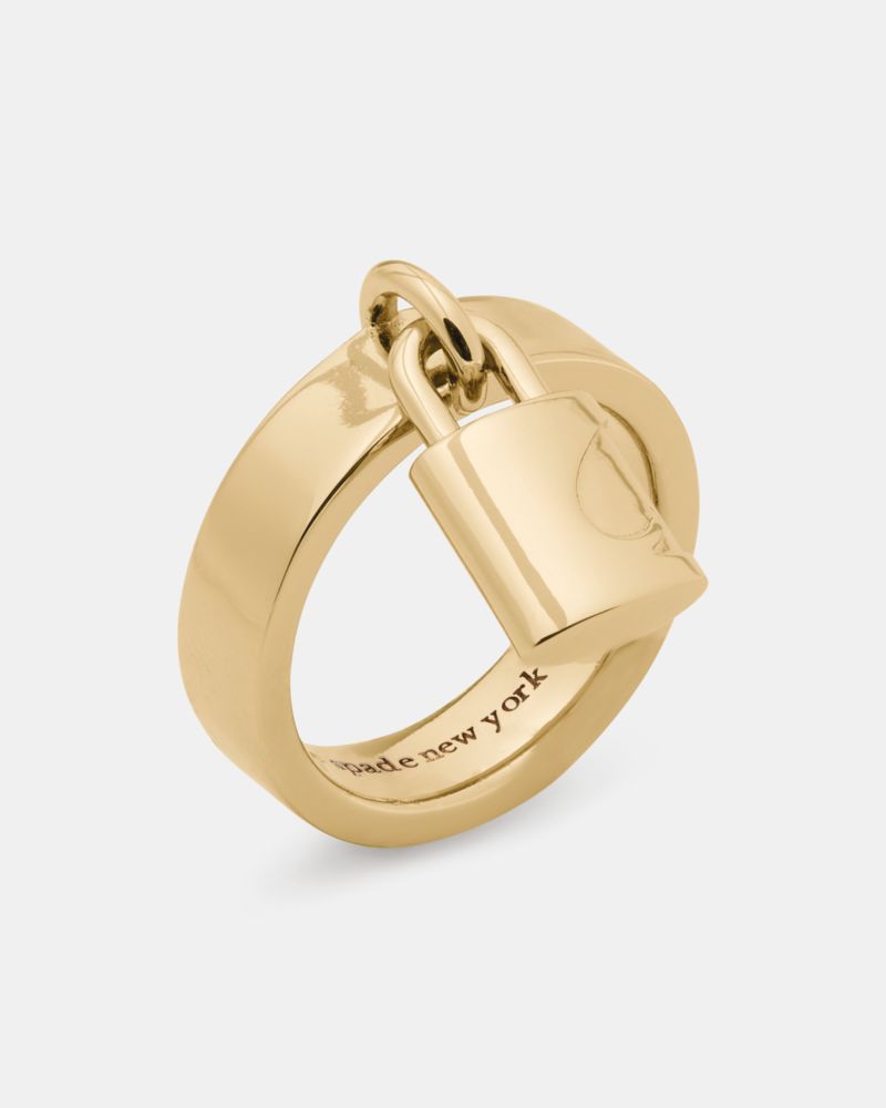 Kate Spade Lock Padlock Charm Ring