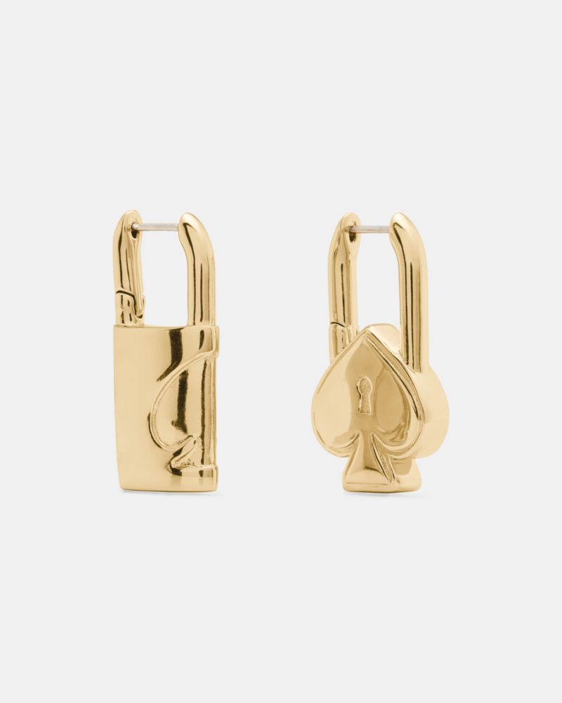 Kate Spade Lock Asymmetrical Huggies