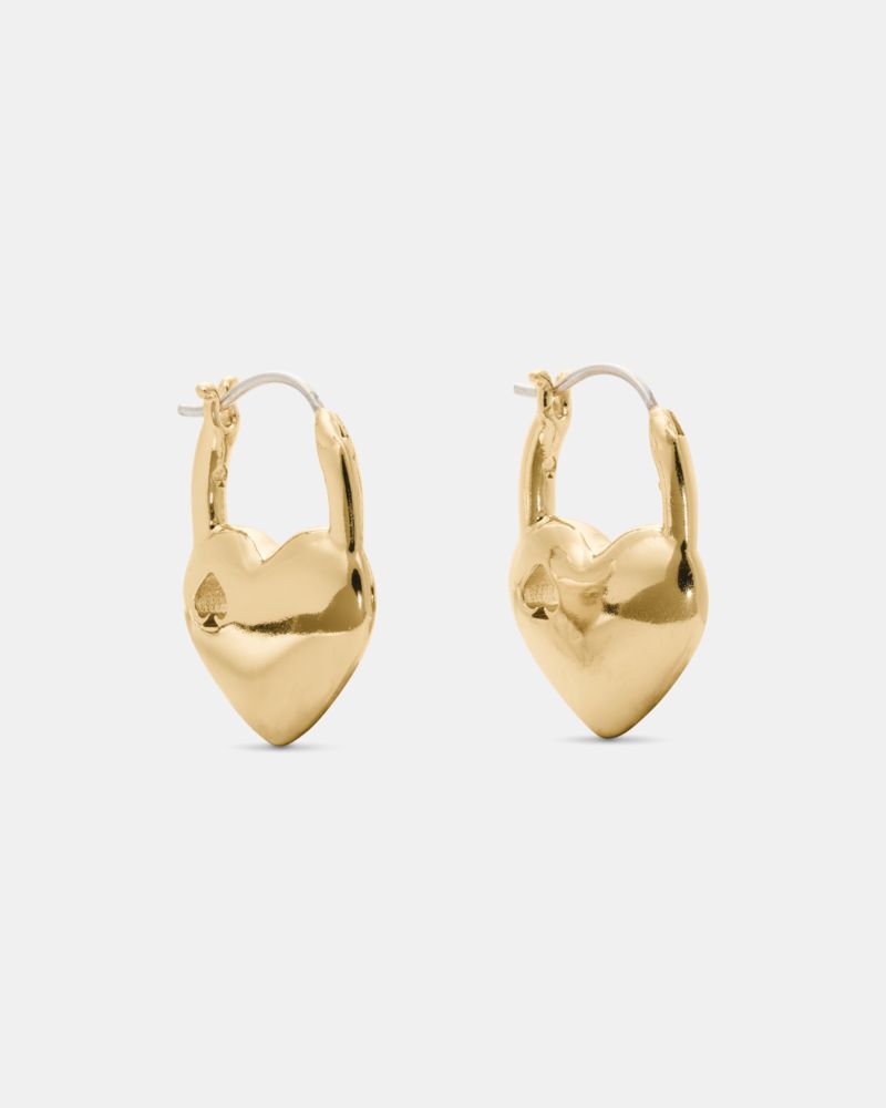 Kate Spade Heart And Spade Huggies