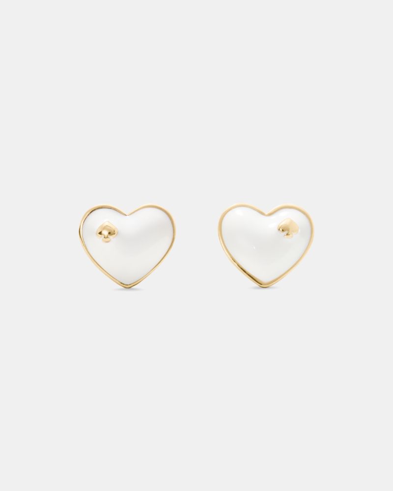 Kate Spade Heart And Spade Studs