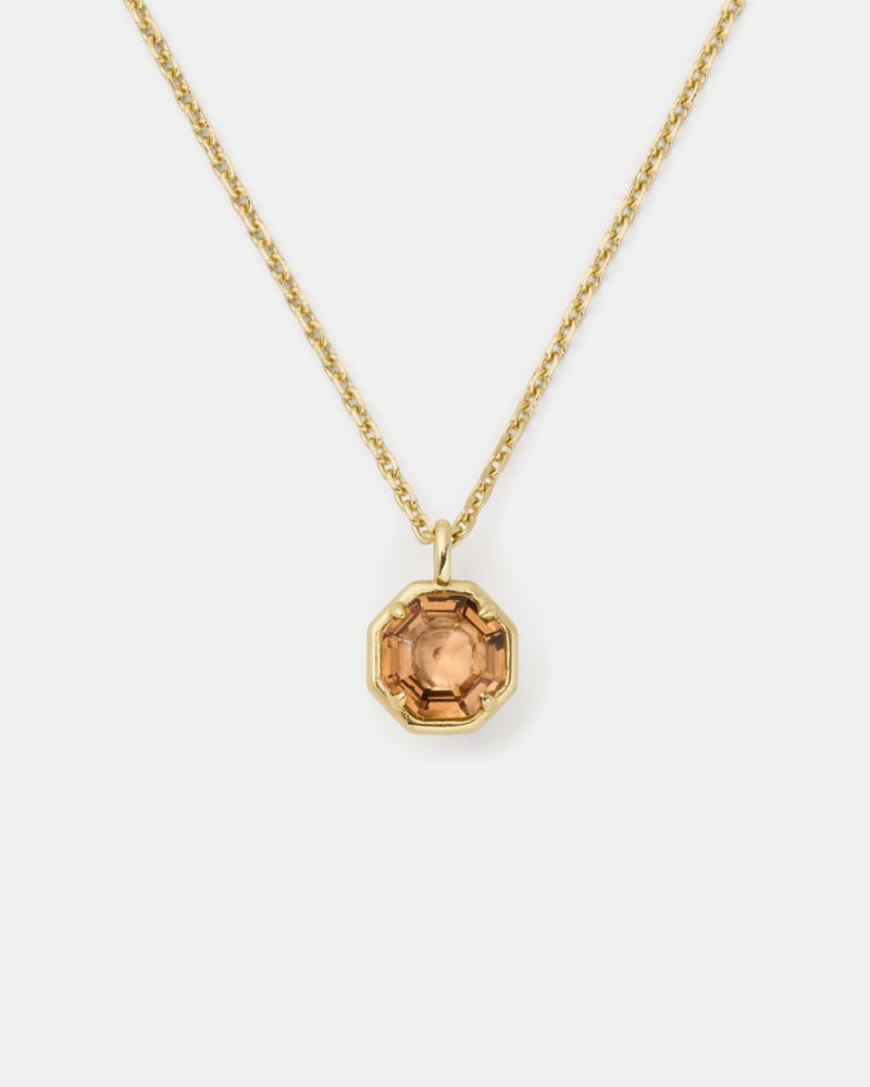 Kate Spade Opulence Octagon Stone Pendant