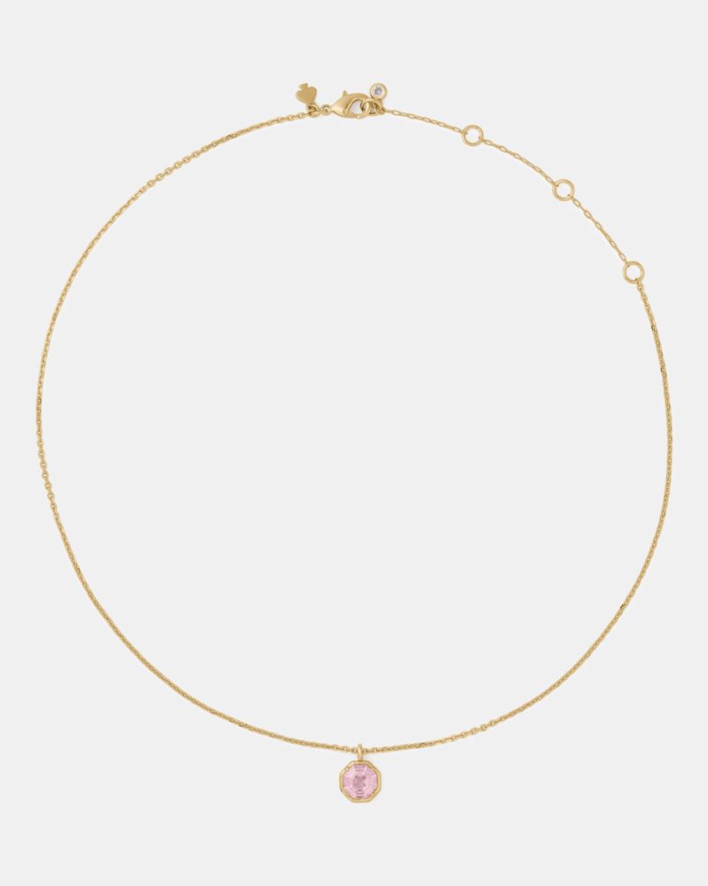 Kate Spade Opulence Octagon Stone Pendant