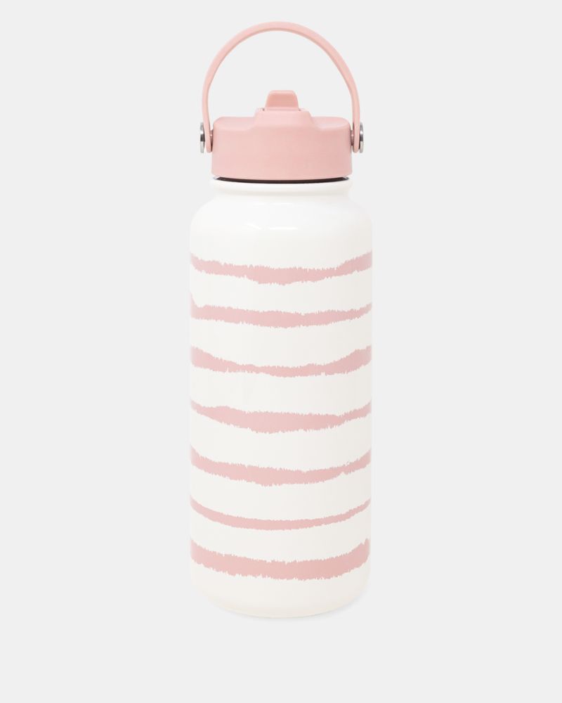 Pink Goddess Stripe Water Bottle