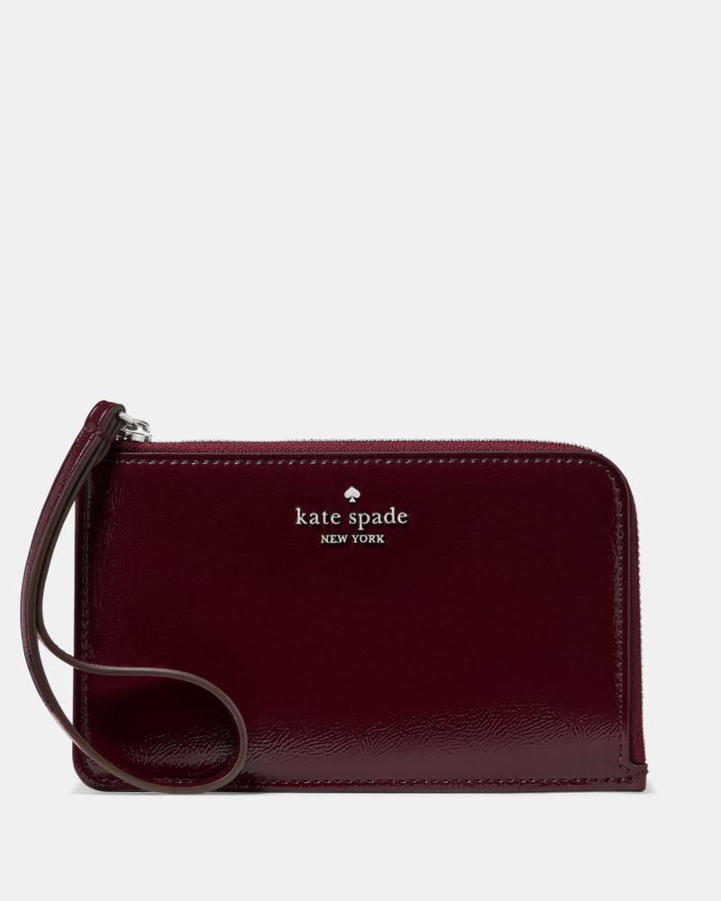 Lucy Croc Embossed Wristlet | Kate Spade Outlet