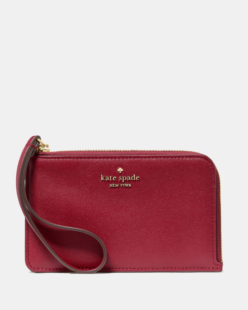 Lucy Croc Embossed Wristlet | Kate Spade Outlet