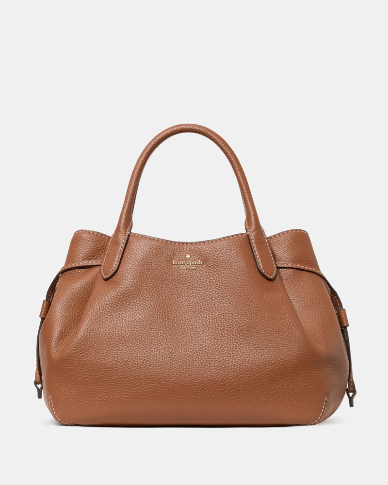 Dumpling Suede Small Satchel | Kate Spade Outlet