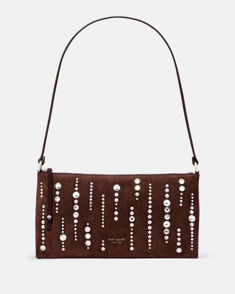 Kate Spade Fling Embellished Suede Mini Bag