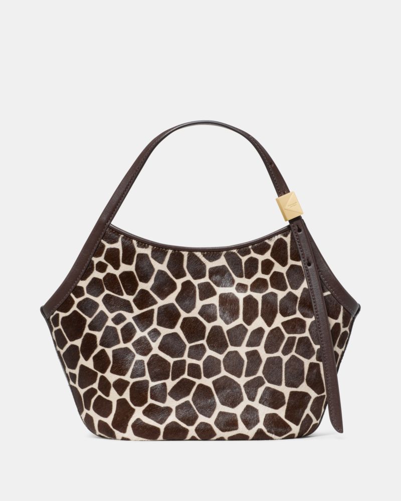 Kate Spade Deco Giraffe Haircalf Small Tulip Tote Bag
