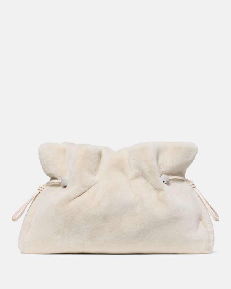 Kate Spade Rio Faux Fur Large Clutch
