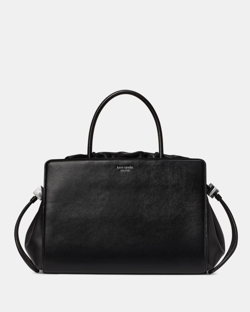 Kate Spade Helene Fine Grain Leather Satchel, Black - Handbags & Purses