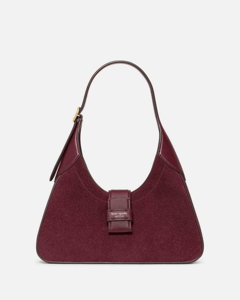Kate Spade Nouveau Suede Shoulder Bag, Red - Handbags & Purses