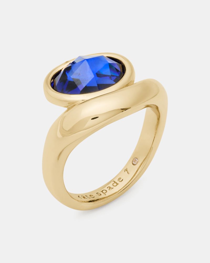 Kate Spade Bold Brilliance Ring, Sapphire - 8
