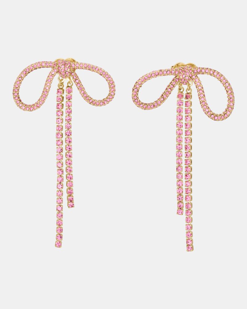 Kate Spade A Bow Moment Pave Bow Earrings