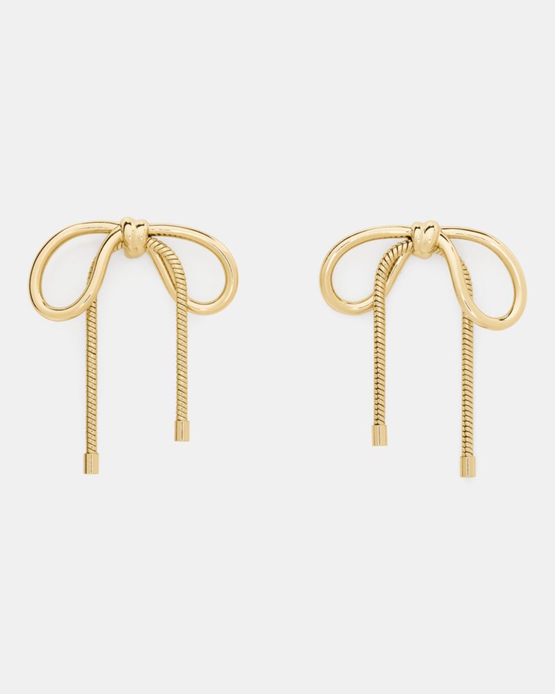 Kate Spade A Bow Moment Metal Bow Earrings