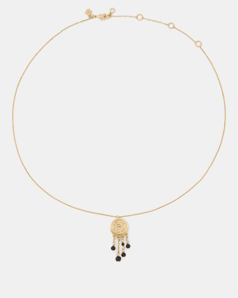 Kate Spade Caviar And Crimson Caviar Pendant