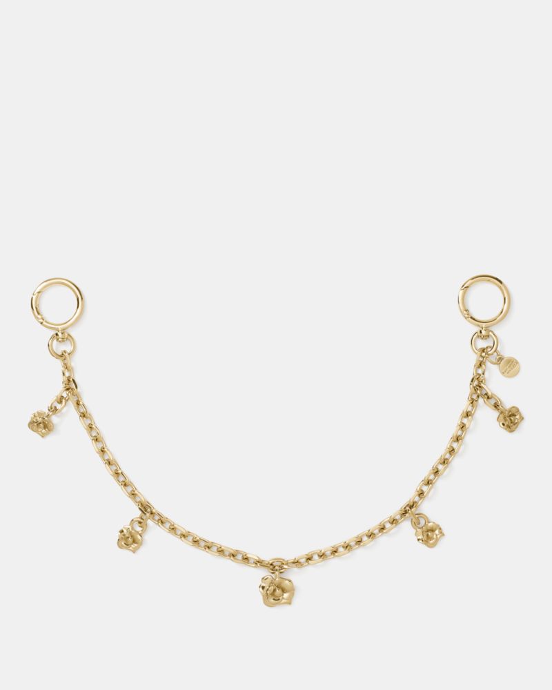 Kate Spade Charmed Floral Swag Chain, Gold