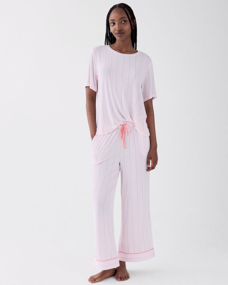Kate Spade Tee And Cropped Pant Set