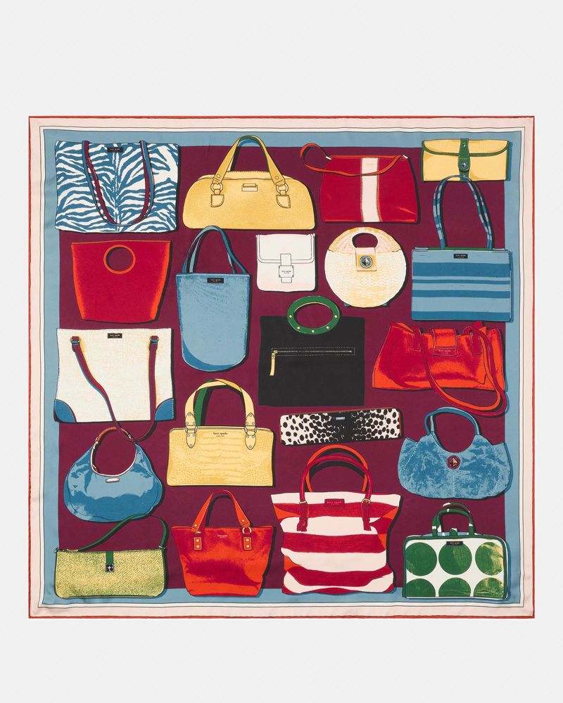 Kate Spade Handbag Archive Silk Square Scarf