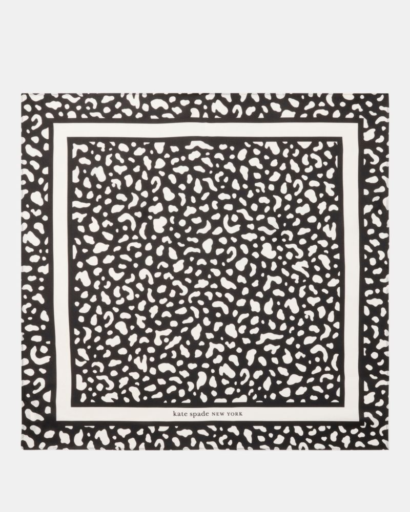 Kate Spade Abstract Blocks Silk Bandana