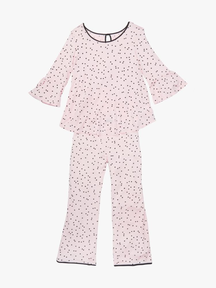 Shop Kate Spade Pink Dot Long Pj Set