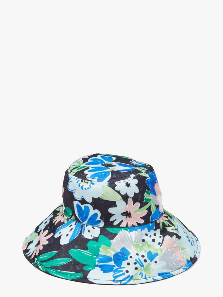 full bloom reversible bucket hat, Black / Glitter, Product