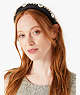 Embellished Satin Headband, Black / Glitter, ProductTile