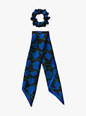 seascape flora hair tie & bandana set, , s7productThumbnail